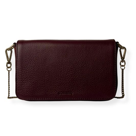 Casablanca - Burgundy Grainé